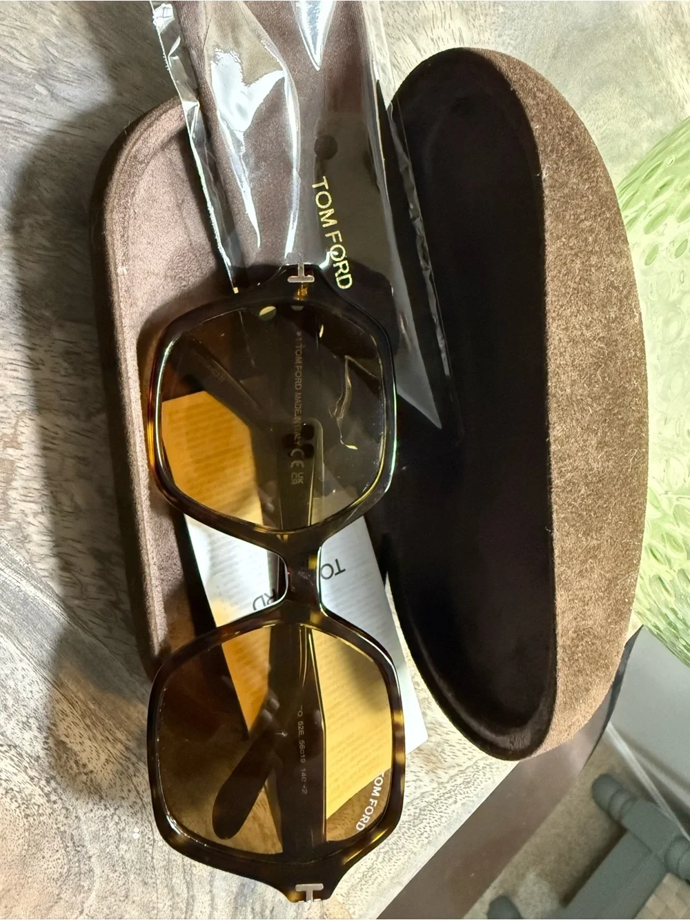 Tom Ford Tortoiseshell Frame Sunglasses
